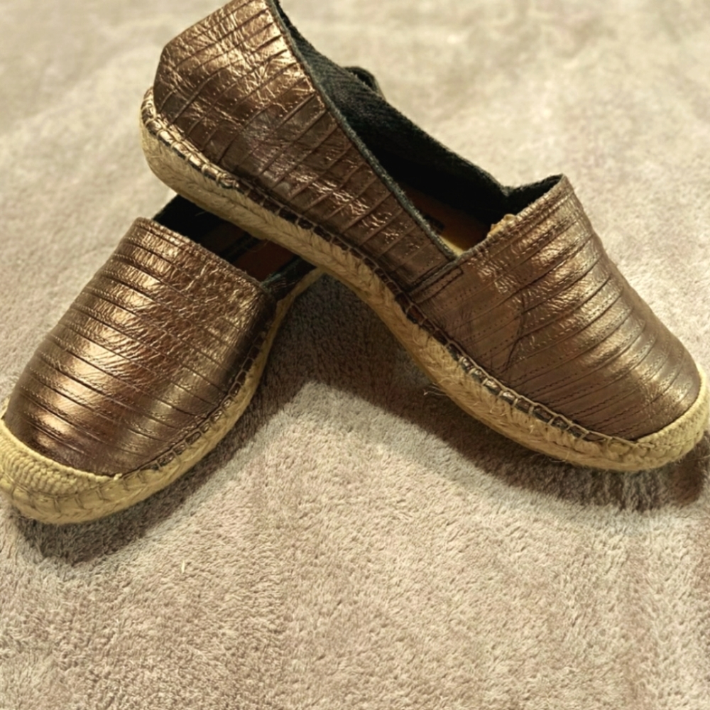 Fabiolas Metallic Espadrilles